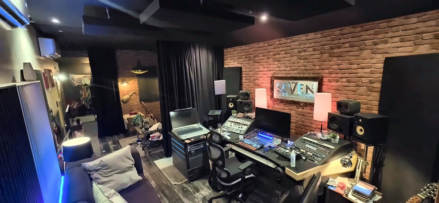 Studio Seven audio production facility in Adliya, Bahrain
